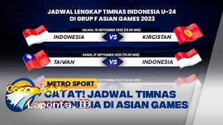Jadwal Sepak Bola Asian Games Terbaru Hari Ini Kamis 2 Mei 2024