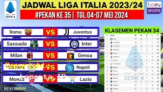 Jadwal Serie A Terbaru Hari Ini Jumat 26 April 2024
