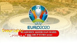 Klasemen Grup Euro 2020 Terbaru Hari Ini Rabu 1 Mei 2024