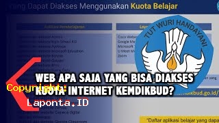 Kuota Internet Kemendikbud Terbaru Hari Ini Minggu 28 April 2024